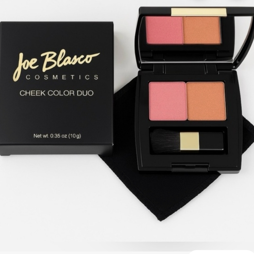 ⚡️Joe‎ Blasco Blush Duo Color: Magenta And Haughty Bronze Good For Dry Skin New